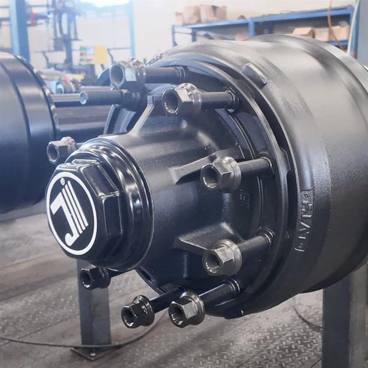 Jinsheng Lightweight Trailer Axles 14T Axle Rear Trailer Parts For Sale